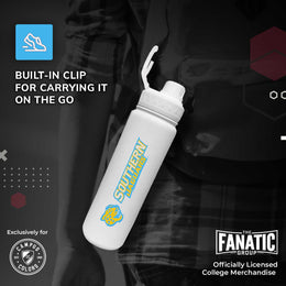 Southern University NCAA Stainless Steel Water Bottle - White
