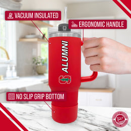 Stanford Cardinal Collegiate 40oz Stainless Steel Travel Tumbler with Handle for Alumni - Cardinal