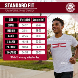 Stanford Cardinal Unisex NCAA Scholarship Cloud Jersey Athletic Short Sleeve Performance Tee - Gray Heather
