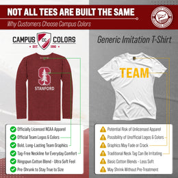 Stanford Cardinal NCAA MVP Adult Long-Sleeve Shirt - Cardinal