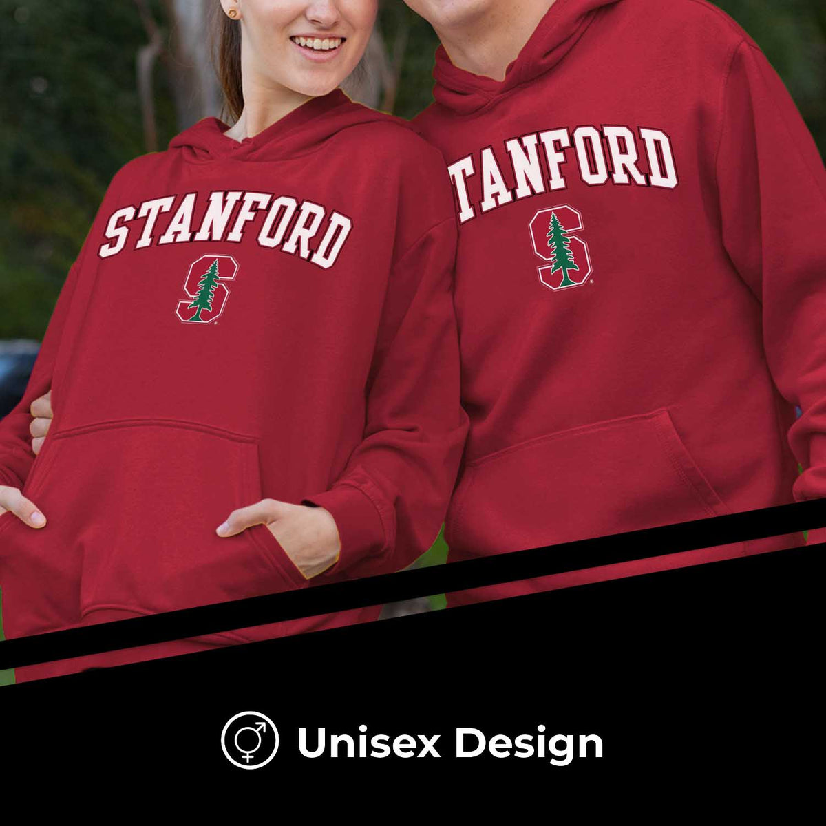STAN Arch & Logo Gameday Hoodie - Cardinal
