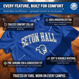 Seton Hall Pirates Gameday Cotton T-Shirt for Men and Women