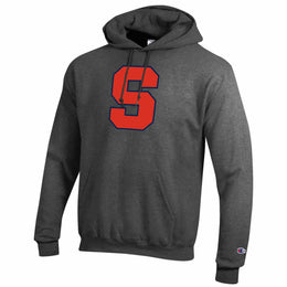 Syracuse Orange Adult Mascot Fleece Hooded Sweatshirt - Charcoal