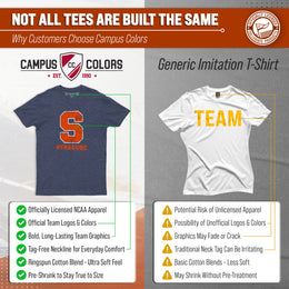 Syracuse Orange  Heathered Logo T-Shirt - Navy