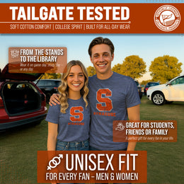 Syracuse Orange  Heathered Logo T-Shirt - Navy