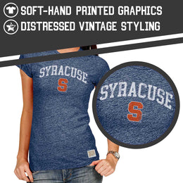 Syracuse Orange University Women's T-Shirt  - Navy