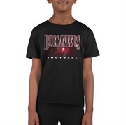 Tampa Bay Buccaneers NFL Youth Overtime Blueprint Football T-Shirt Unisex Tag Free Comfortable - Black