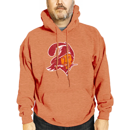 Tampa Bay Buccaneers NFL Adult Unisex Modern Throwback Ultra Soft Fleece Hooded Sweatshirt - Orange