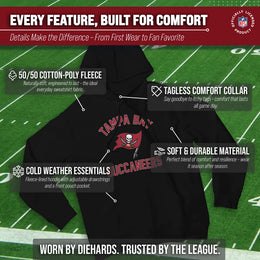 Tampa Bay Buccaneers Team Fan Apparel NFL  Gameday Hoodie - Black