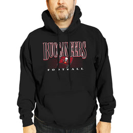 Tampa Bay Buccaneers NFL Adult Unisex Overtime Blueprint Soft Fleece Hooded Sweatshirt - Black