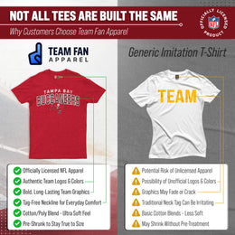 Tampa Bay Buccaneers NFL Starting Fresh Short Sleeve Heather T-Shirt - Cardinal