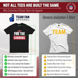 Tampa Bay Buccaneers NFL Adult Team Slogan Unisex T-Shirt - Black