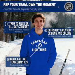 Tampa Bay Lightning Hoodie Pullover Sweatshirt - Royal