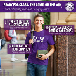 TCU Horned Frogs Gameday Cotton T-Shirt for Men and Women