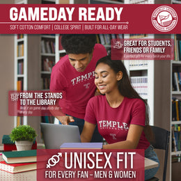 Temple Owls Gameday Cotton T-Shirt for Men and Women