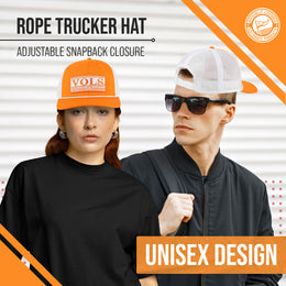 Tennessee Volunteers NCAA Adult Elite Everyday Adjustable Mesh Trucker Hat - Orange