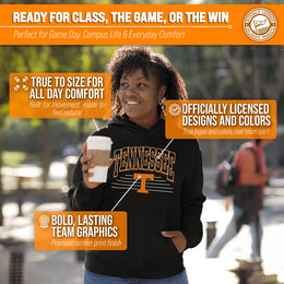 Tennessee Volunteers NCAA Adult Unisex Overtime Classics Hooded Fleece Sweatshirt - Black