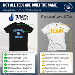 Tennessee Titans NFL Gameday T-Shirt for Men and Women - Black