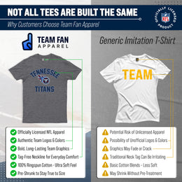 Tennessee Titans NFL Adult Gameday T-Shirt - Sport Gray