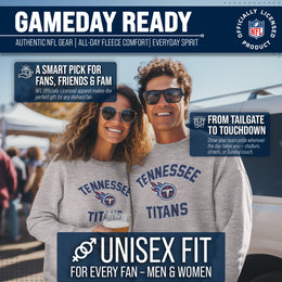 Tennessee Titans NFL Adult Gameday Football Crewneck Sweatshirt - Sport Gray
