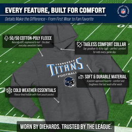 Tennessee Titans NFL Youth Football Helmet Hood - Charcoal