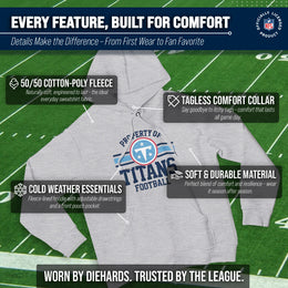 Tennessee Titans Property Of Fleece Hoodie - Sport Gray