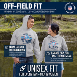 Tennessee Titans Property Of Fleece Hoodie - Sport Gray