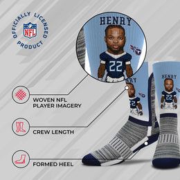 Tennessee Titans NFL Youth V Curve Socks - Light Blue #22