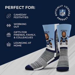 Tennessee Titans NFL Youth V Curve Socks - Light Blue #22