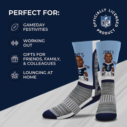 Tennessee Titans NFL Youth V Curve Socks - Light Blue