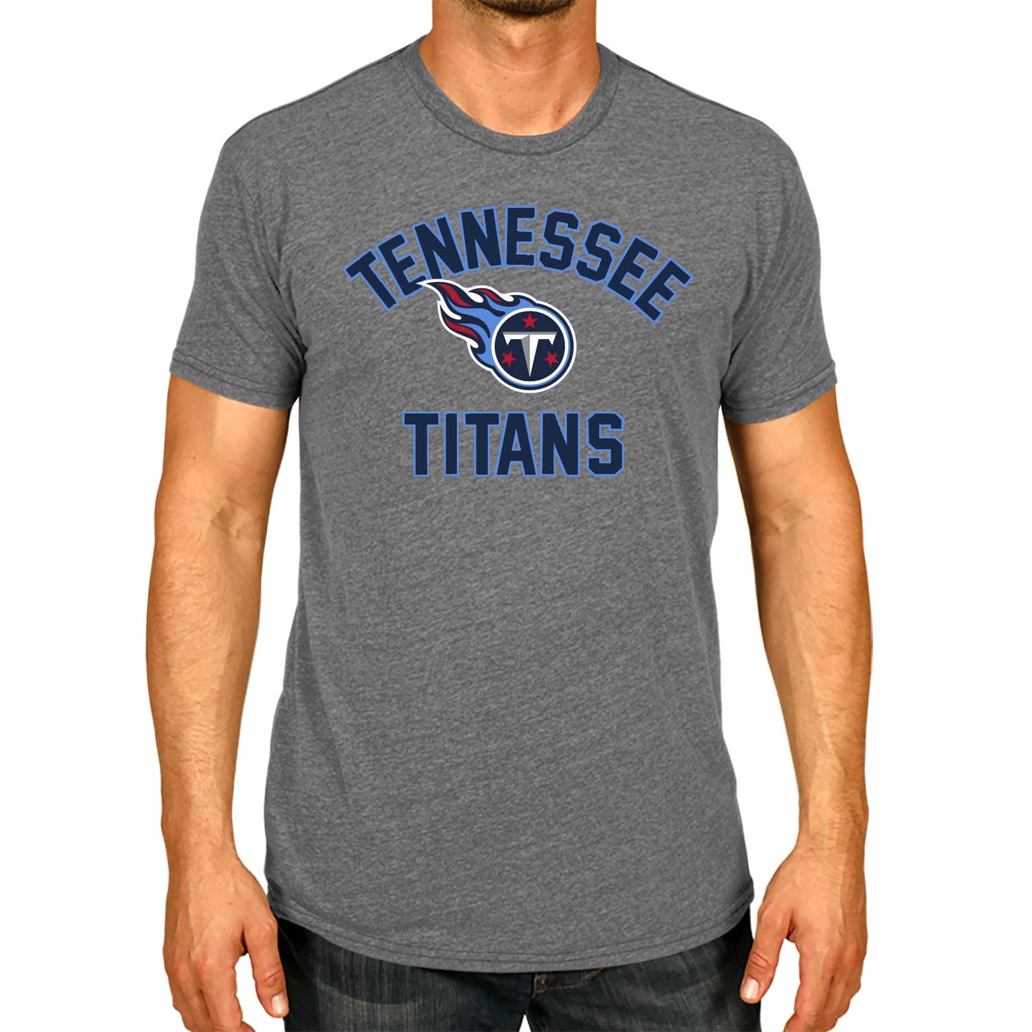 Tennessee Titans NFL Adult Gameday T-Shirt - Sport Gray
