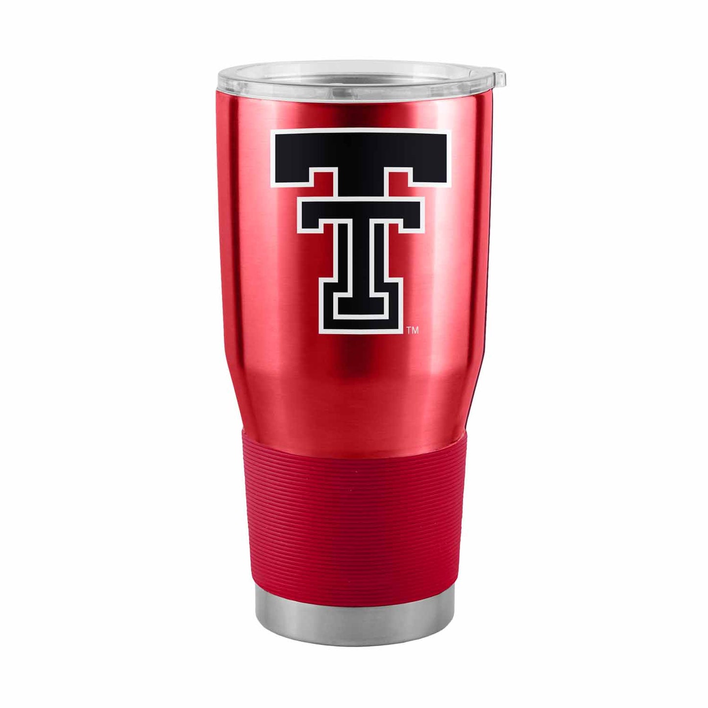 Texas Tech Red Raiders NCAA University 30oz Stainless Steel Vacuum Insulated Game Day Tumbler with Silicone Grip - Red