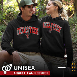Texas Tech Red Raiders NCAA Adult Tackle Twill Hooded Sweatshirt - Black