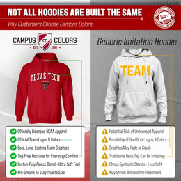 TEXT Arch & Logo Gameday Hoodie - Red