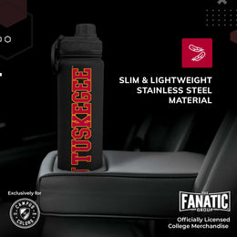 Tuskegee University NCAA Stainless Steel Water Bottle - Black