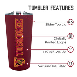 Tuskegee University Campus Colors  NCAA Tumbler - Maroon