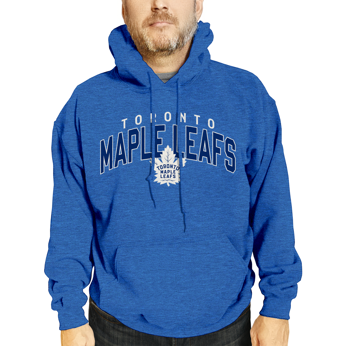 Toronto Maple Leafs NHL Adult Unisex Powerplay Hooded Sweatshirt - Royal