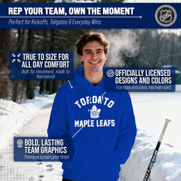 Toronto Maple Leafs Hoodie Pullover Sweatshirt - Royal