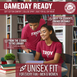 Troy Trojans Gameday Cotton T-Shirt for Men and Women