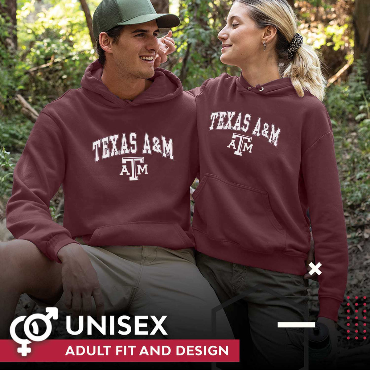 TXAM Arch & Logo Gameday Hoodie - Maroon
