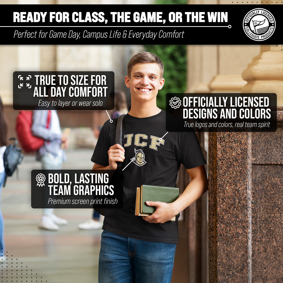 UCF Knights Gameday Cotton T-Shirt for Men and Women