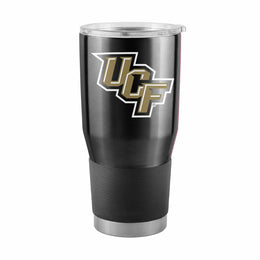 Central Florida Knights NCAA University 30oz Stainless Steel Vacuum Insulated Game Day Tumbler with Silicone Grip - Black