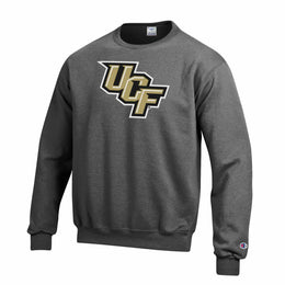 Central Florida Knights Adult Mascot Fleece Crewneck - Charcoal