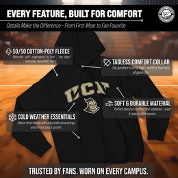 Central Florida Knights Arch & Logo Gameday Hoodie - Black
