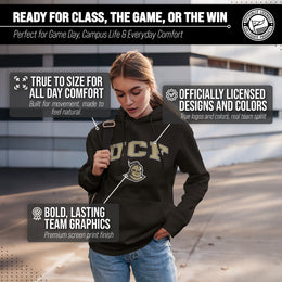 Central Florida Knights Arch & Logo Gameday Hoodie - Black