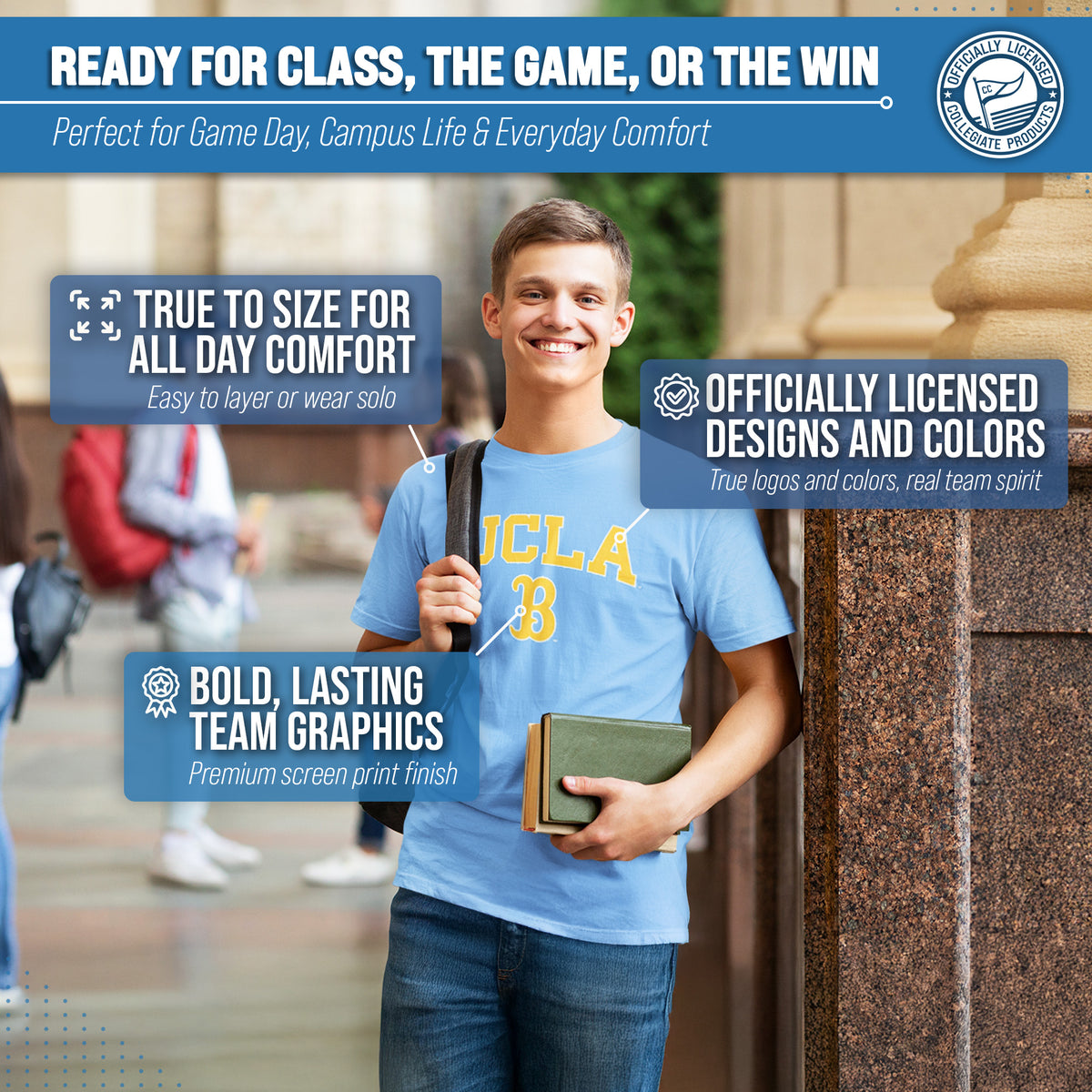 UCLA Bruins Gameday Cotton T-Shirt for Men and Women