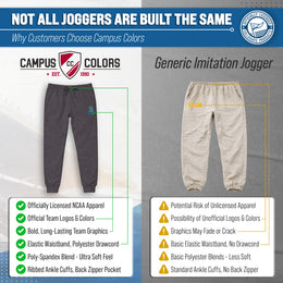 UCLA Bruins NCAA Men’s University Cloud Jersey Performance Jogger Pants with Drawstring Waistband - Gray Heather