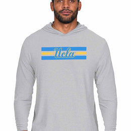 UCLA Bruins  Scholarship Cloud Jersey Hoodie Long Sleeve Pullover - Gray Heather