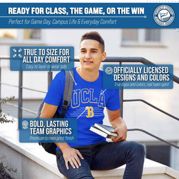 UCLA Bruins NCAA Adult Unisex Overtime Classics T-Shirt - Blue