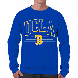 UCLA Bruins NCAA Adult Unisex Overtime Classics Crewneck Fleece Sweatshirt - Blue